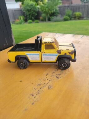 Vintage Tonka Racing Team Yellow Toy Truck Diecast Rollbar Intact 1970s As Is